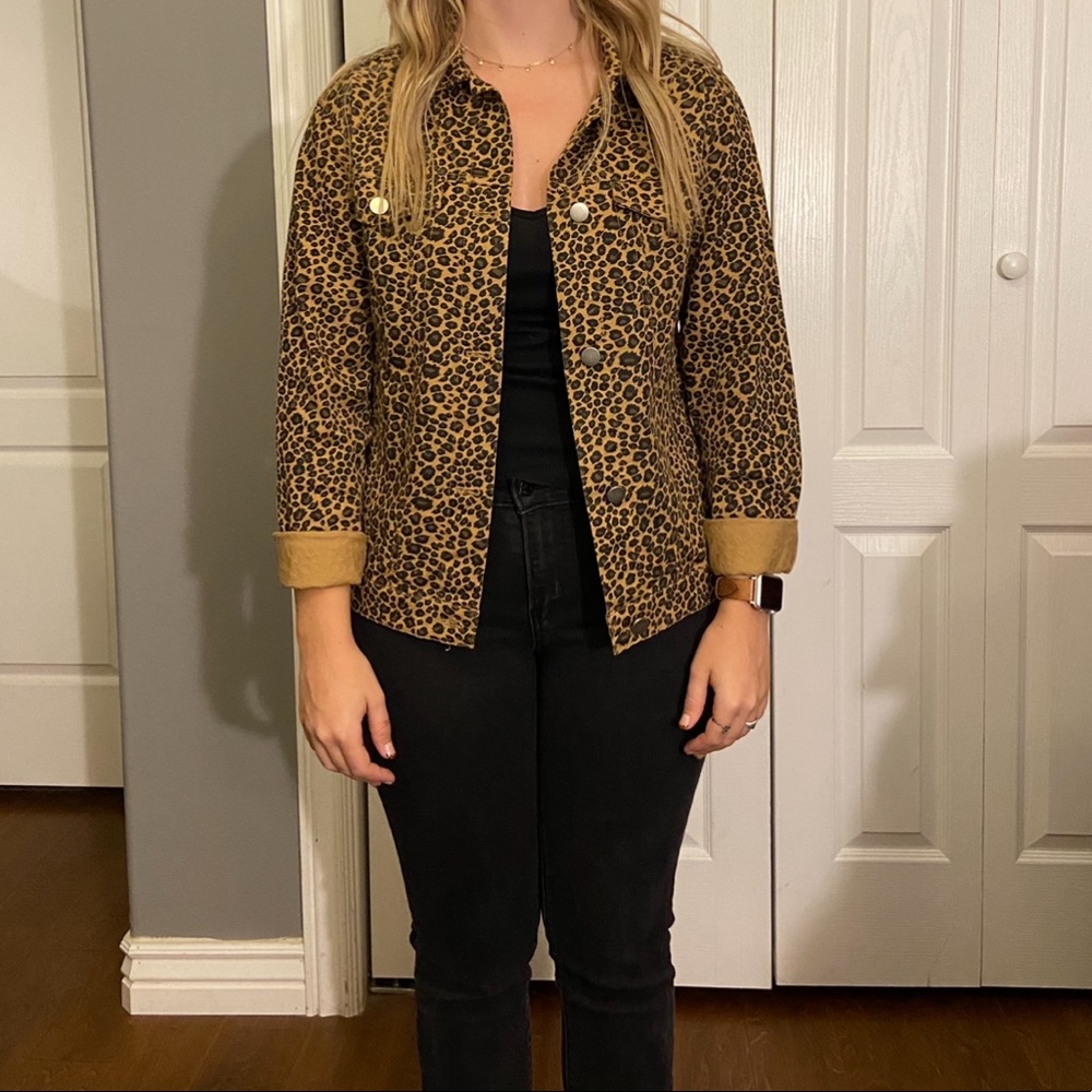 Cheetah print jacket